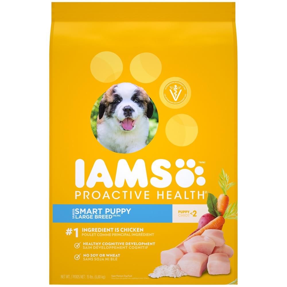 Iams ProActive Health Smart Puppy Large Breed Dry Dog Food - - Tri