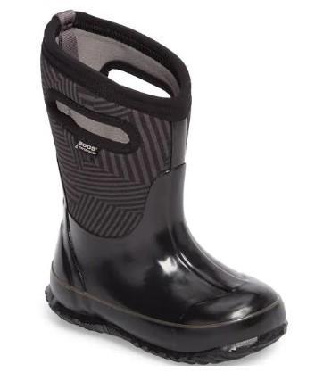 Bogs Classic Phaser Black Multi Kids' Boots (Size 11)