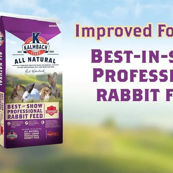 Our Best-In-Show Rabbit Feeds Have Improved!