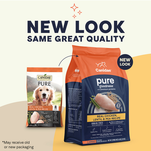 Canidae Pure Real Chicken, Lentil & Pea Recipe Dog Food (24 Lb.)