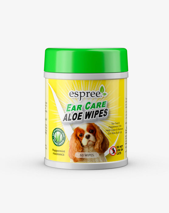 Espree Ear Care Aloe Cleaning Wipes for Dogs 60 Count (60 Count)