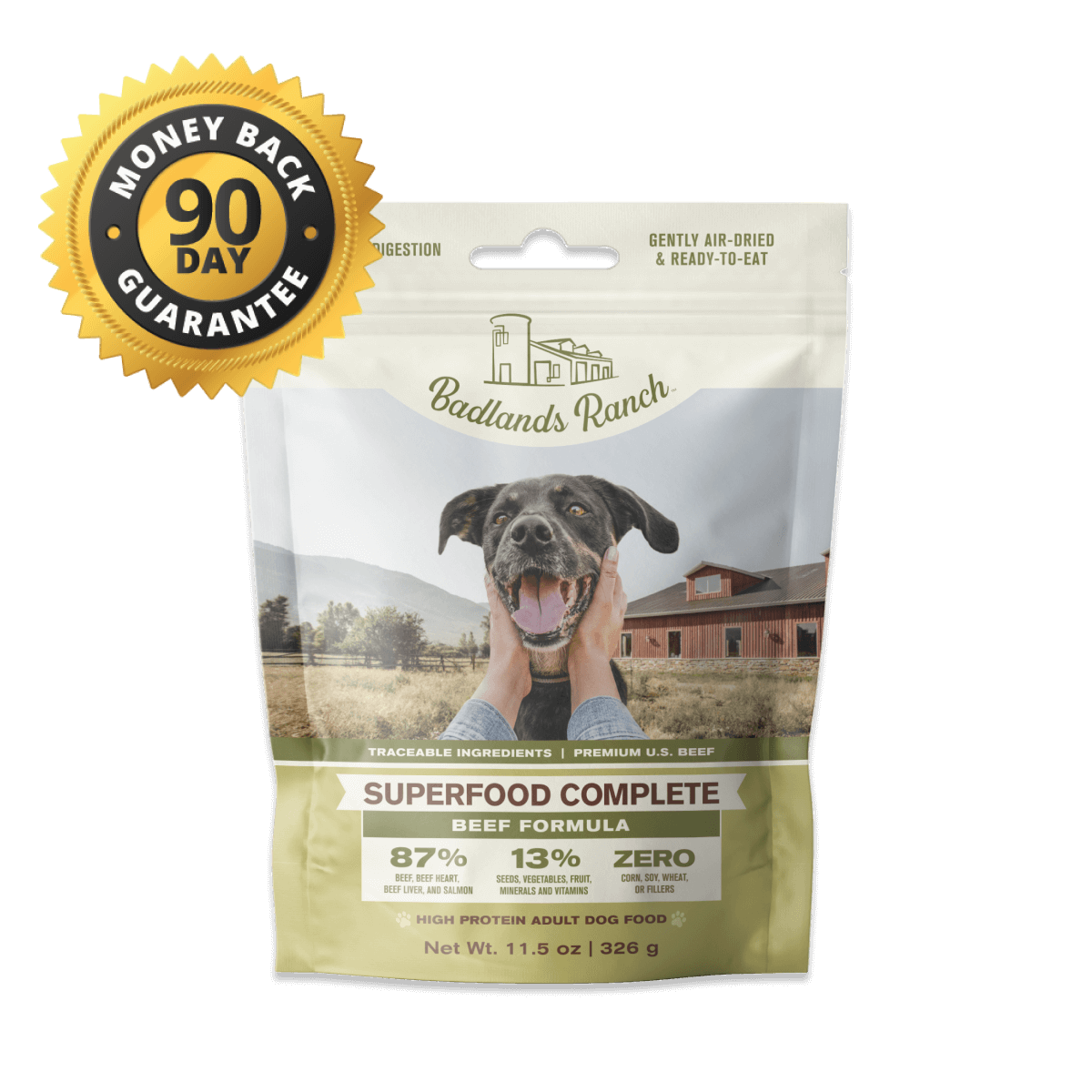 Badlands Ranch Superfood Complete Beef Formula Air Dried Dog Food Tri County Feed Service