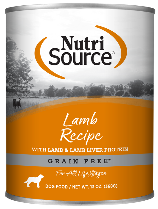 NutriSource® Lamb Formula Healthy Grain Free Wet Dog Food