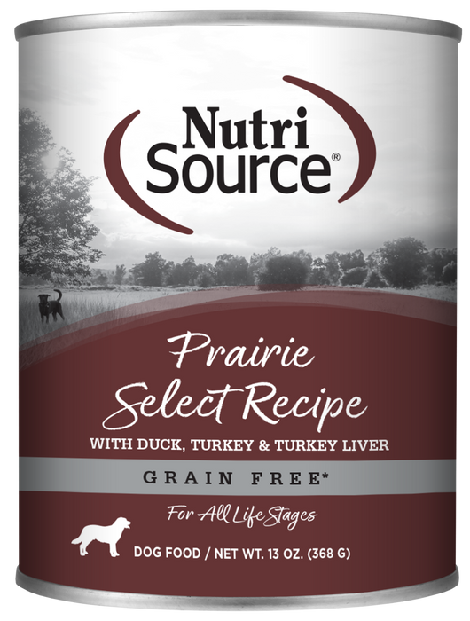 NutriSource® Grain Free Prairie Select Wet Dog Food