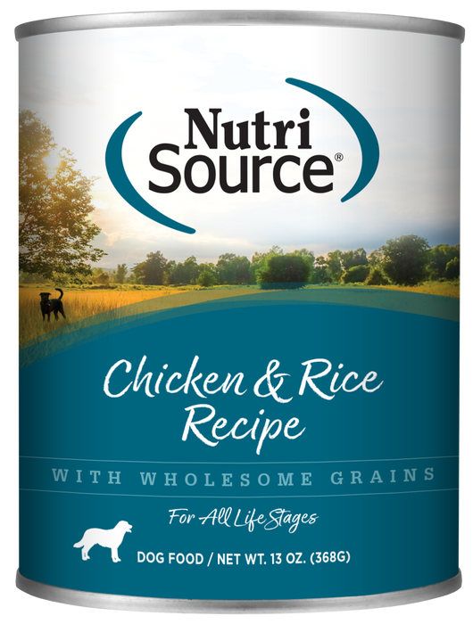 NutriSource® Adult Chicken & Rice Formula Healthy Wet Dog Food