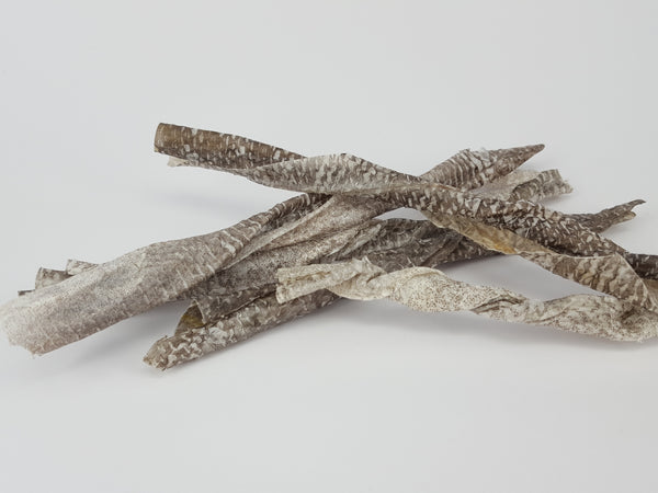 Icelandic Codfish Skin Twists Dog Treats