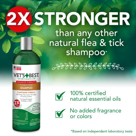 Vet’s Best Advanced Strength Flea + Tick shampoo