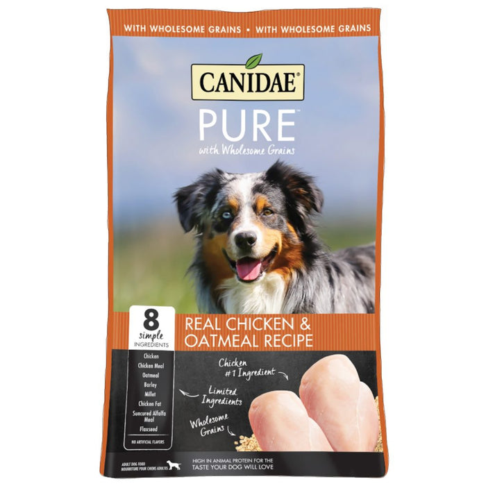 Canidae Pure Real Chicken & Oatmeal Recipe Dog Food (4 Lb.)