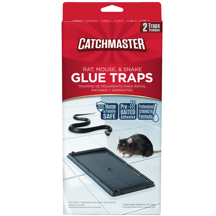 Catchmaster RAT, MOUSE, & SNAKE GLUE TRAPS (2 pk)