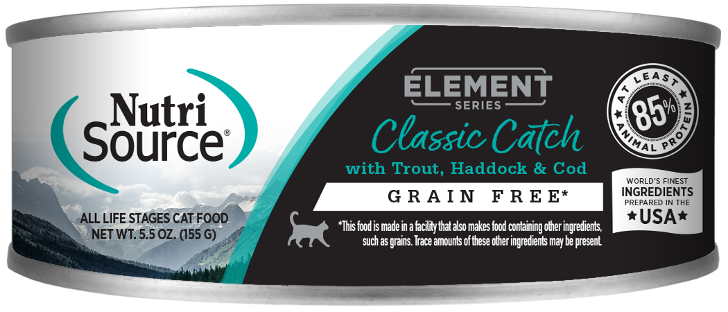 NutriSource® Classic Catch Grain Free Trout, Haddock & Cod Blend Canned Cat Food