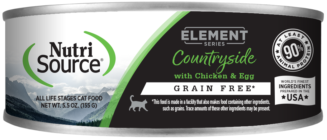 NutriSource® Countryside Grain Free Chicken & Egg Blend Canned Cat Food