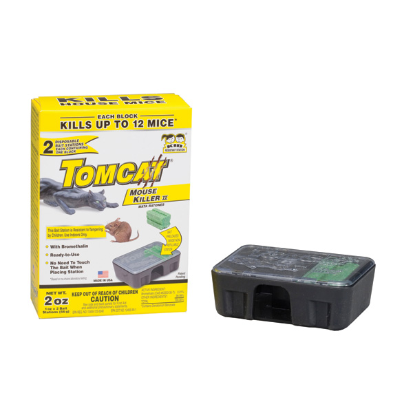 TOMCAT DISPOSABLE BAIT STATION WITH BAIT 2 PCAK (0.28 lbs)