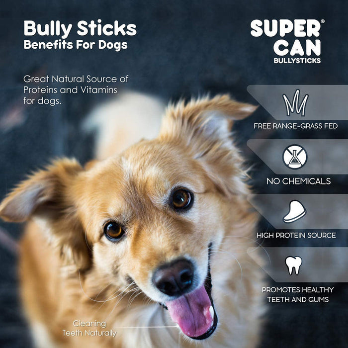 Supercan 12" Standard Bully Sticks (12")