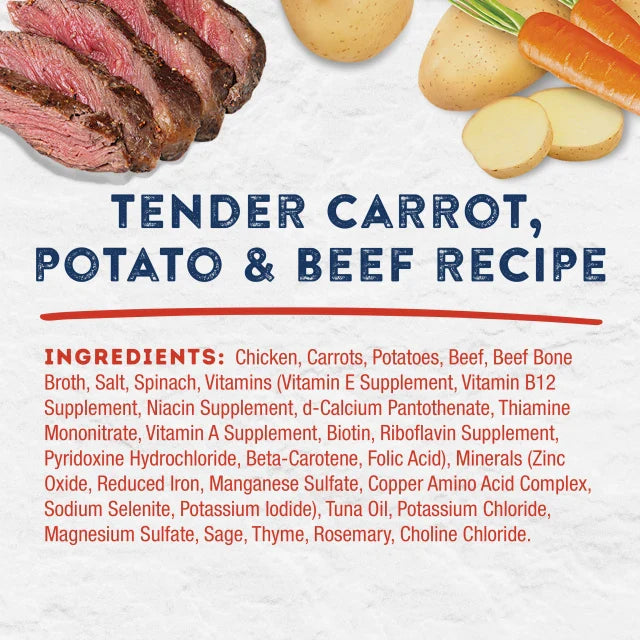 Natural Balance Platefulls Tender Carrot, Potato & Beef Recipe Wet Dog Food