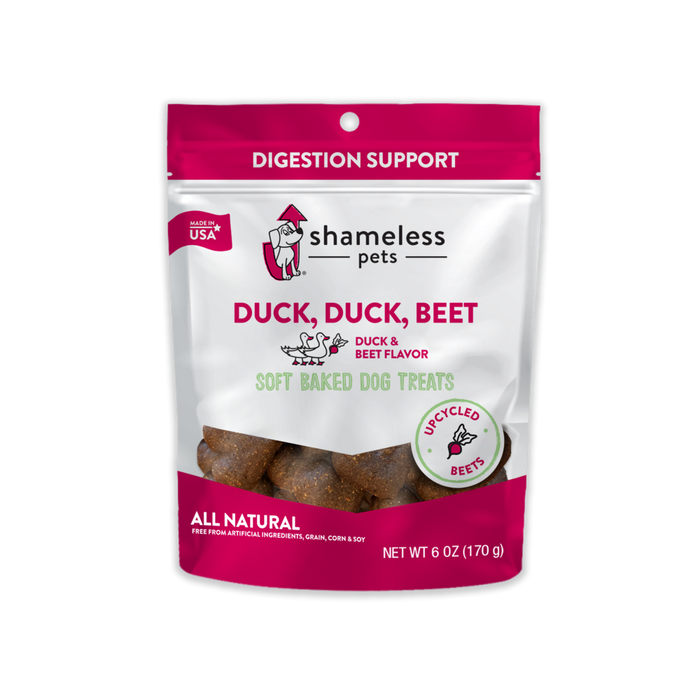 Shameless Pets Duck, Duck, Beet Soft Baked Dog Treats (6 oz)