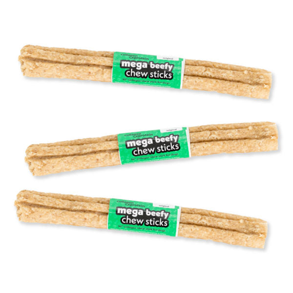 Frankly Mega Beefy Chew Sticks Original (10")