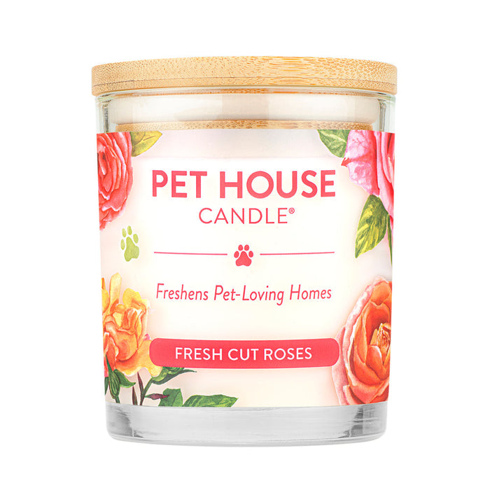 Pet House Fresh Cut Roses Candle