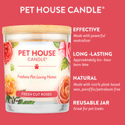 Pet House Fresh Cut Roses Candle