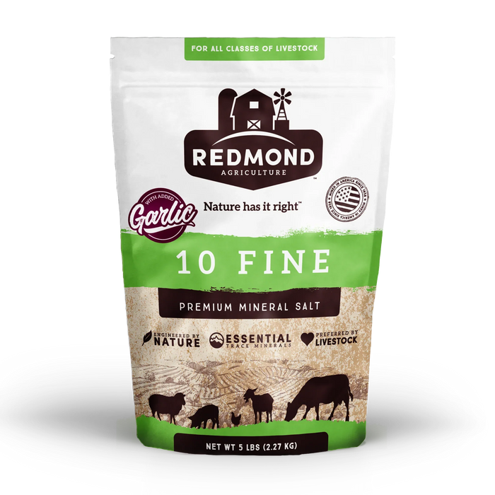 Redmond Mineral Salt 10 Fine with Garlic