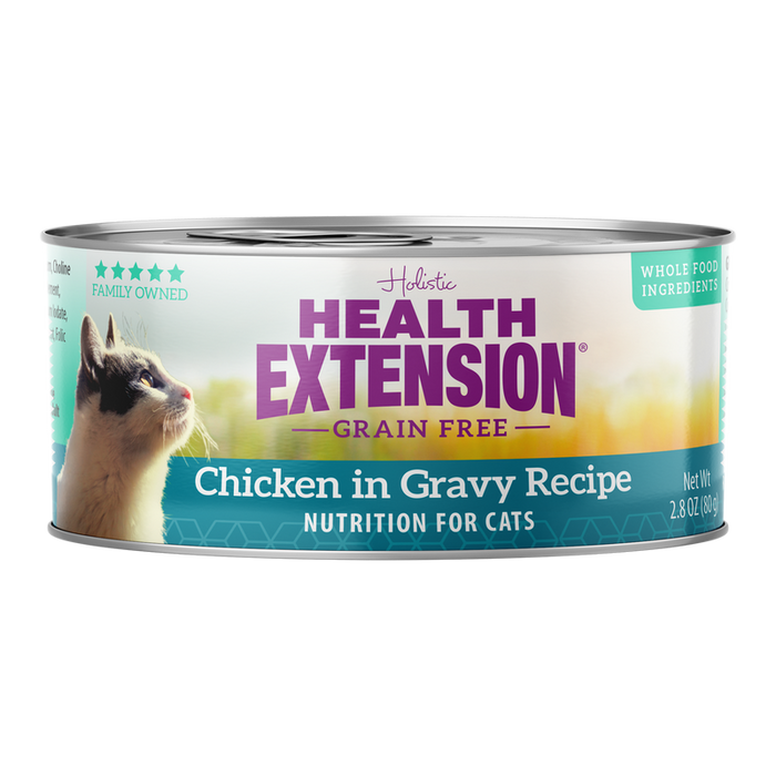 Health Extension Grain Free Chicken in Gravy Recipe (2.8-oz, single can)