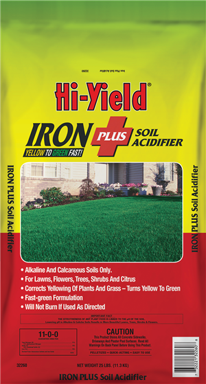 Hi-Yield IRON PLUS SOIL ACIDIFIER 11-0-0 (4 lb)