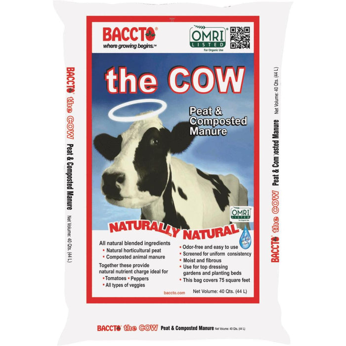 Baccto Wholly Cow 39 Lb. 40 Qt. Compost & Manure