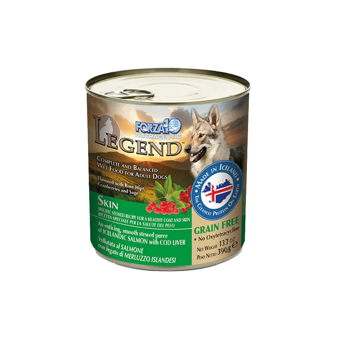 Forza10 Nutraceutic Legend Skin Icelandic Fish Recipe Grain-Free Canned Dog Food (13.7 oz)