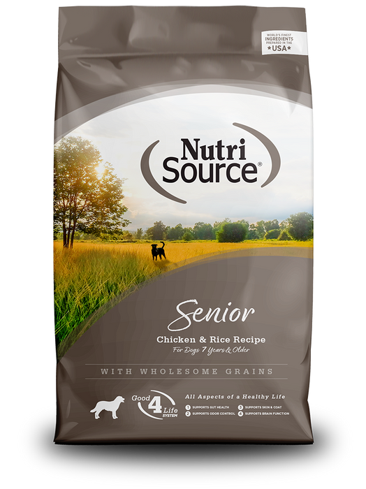 NutriSource® Senior Chicken & Rice Recipe Dog Food