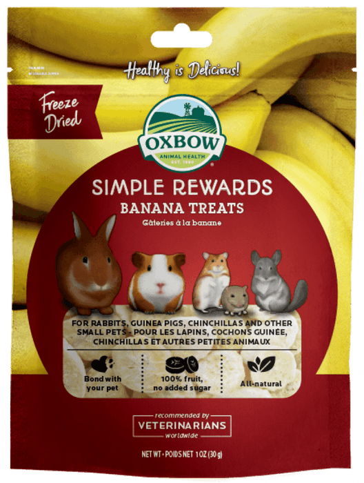 Oxbow Simple Rewards Banana Treats (1 oz)