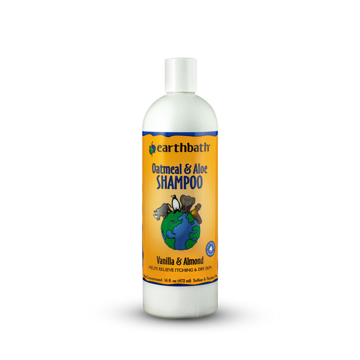 Earthbath Vanilla & Almond Oatmeal & Aloe Shampoo for Dogs and Cats