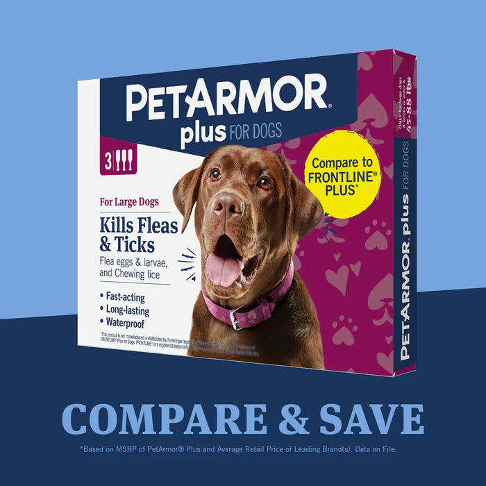 PetArmor® Plus Flea & Tick Topical for Dogs