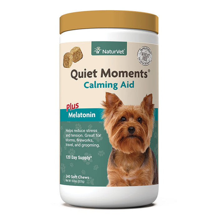 NaturVet Quiet Moments Dog Calming Aid Soft Chews Tri County Feed Service