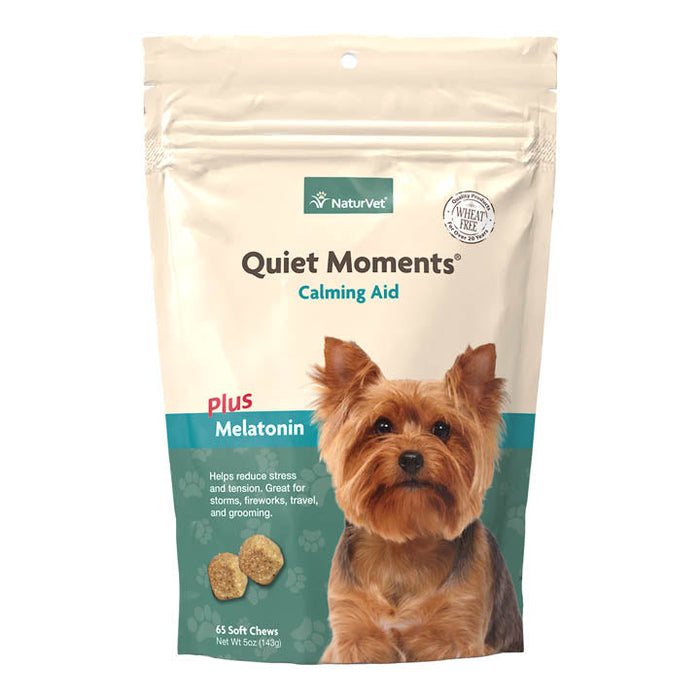 NaturVet Quiet Moments Dog Calming Aid Soft Chews Tri County Feed Service