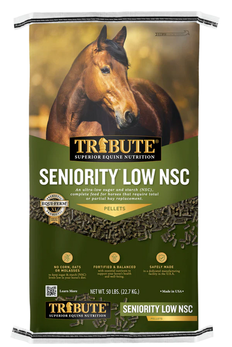 Tribute Seniority® Low NSC (10%) Horse Feed (50 LB)