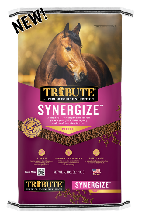 Tribute Synergize™ Pelleted Horse Feed (50 lbs)
