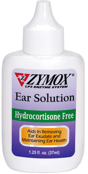 ZYMOX Enzymatic Ear Solution Hydrocortisone Free (1.25-oz)