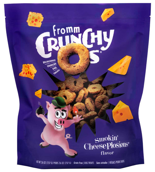 Fromm Crunchy Os® Smokin' CheesePlosions® Flavor Dog Treats (6-oz)