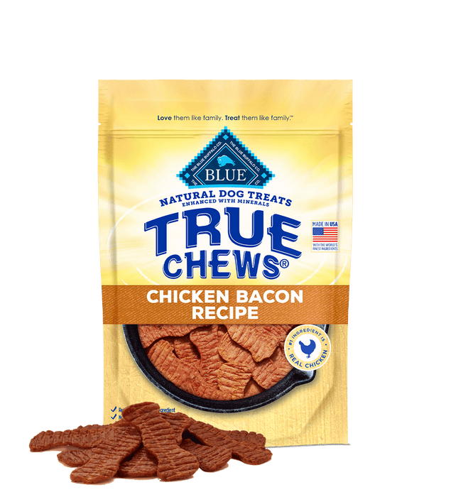 Blue Buffalo True Chews Chicken Bacon Recipe Dog Treats