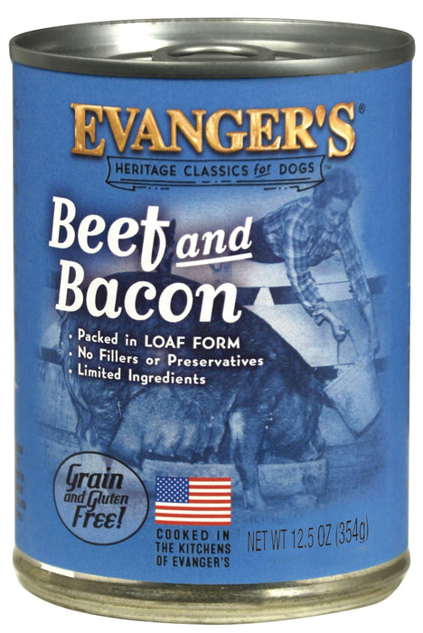 Evanger's Heritage Classic for Dogs Beef & Bacon