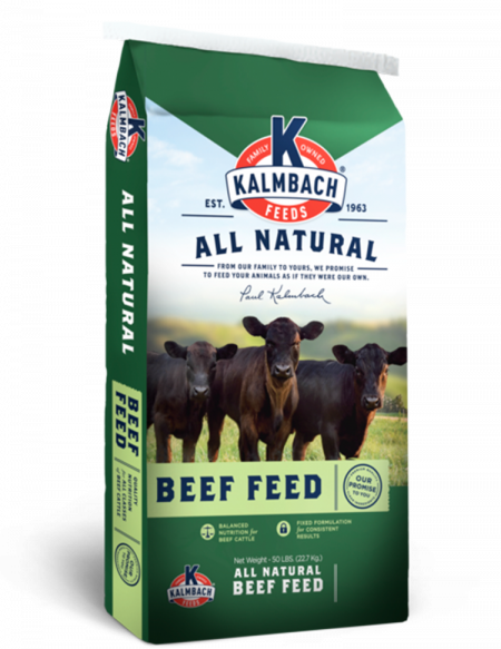 Kalmbach 14% All Natural Stocker Grower Beef Feed (50 Lb.)