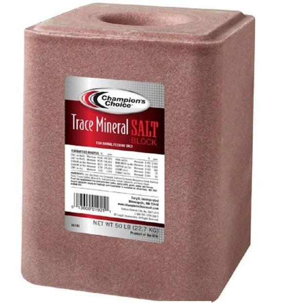 Champion's Choice Trace Mineral Salt Block 50lb