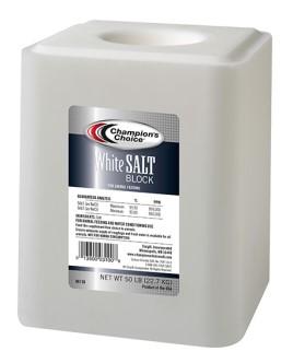 Champions Choice White Salt Block 50lb