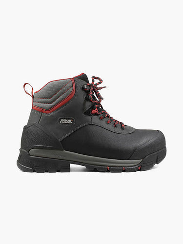 BOGS Men's Black Shell 6 Comp Toe Waterproof Work Boots