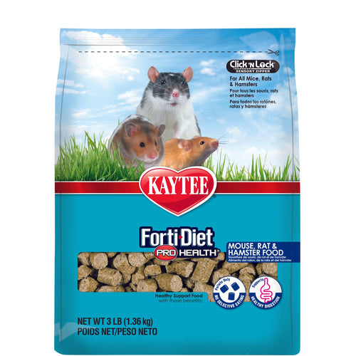 Kaytee Forti-Diet Pro Health Mouse, Rat, and Hamster Food