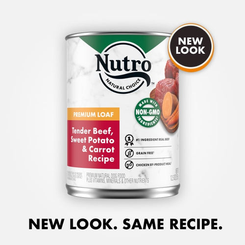 Nutro PREMIUM LOAF TENDER BEEF, SWEET POTATO & CARROT RECIPE