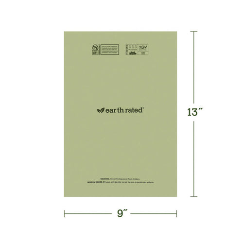 Earth Rated Certified Compostable Unscented Bags