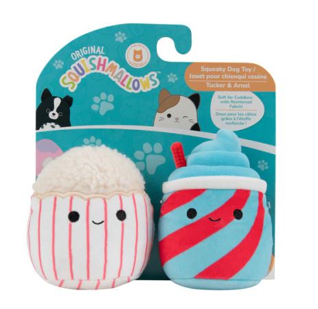 Squishmallows Tucker & Arnel Snacks Squeaky Plush Dog Toy - New Era, MI -  Montague, MI
