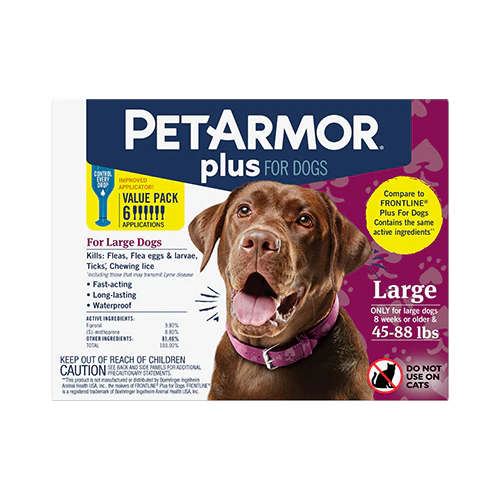 PetArmor® Plus Flea & Tick Topical for Dogs