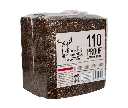 Buck Bourbon 110 Proof Deer Attractant Block