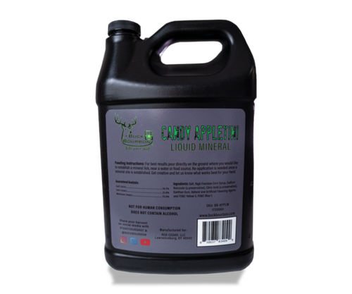 Buck Bourbon Candy Appletini Liquid Deer Mineral